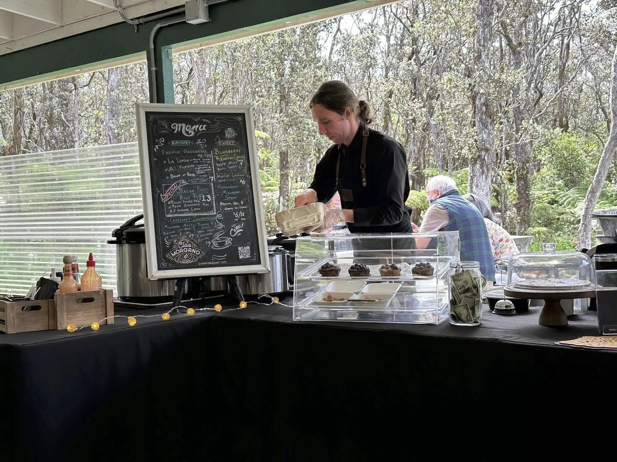 Sundays menu at Cooper Center